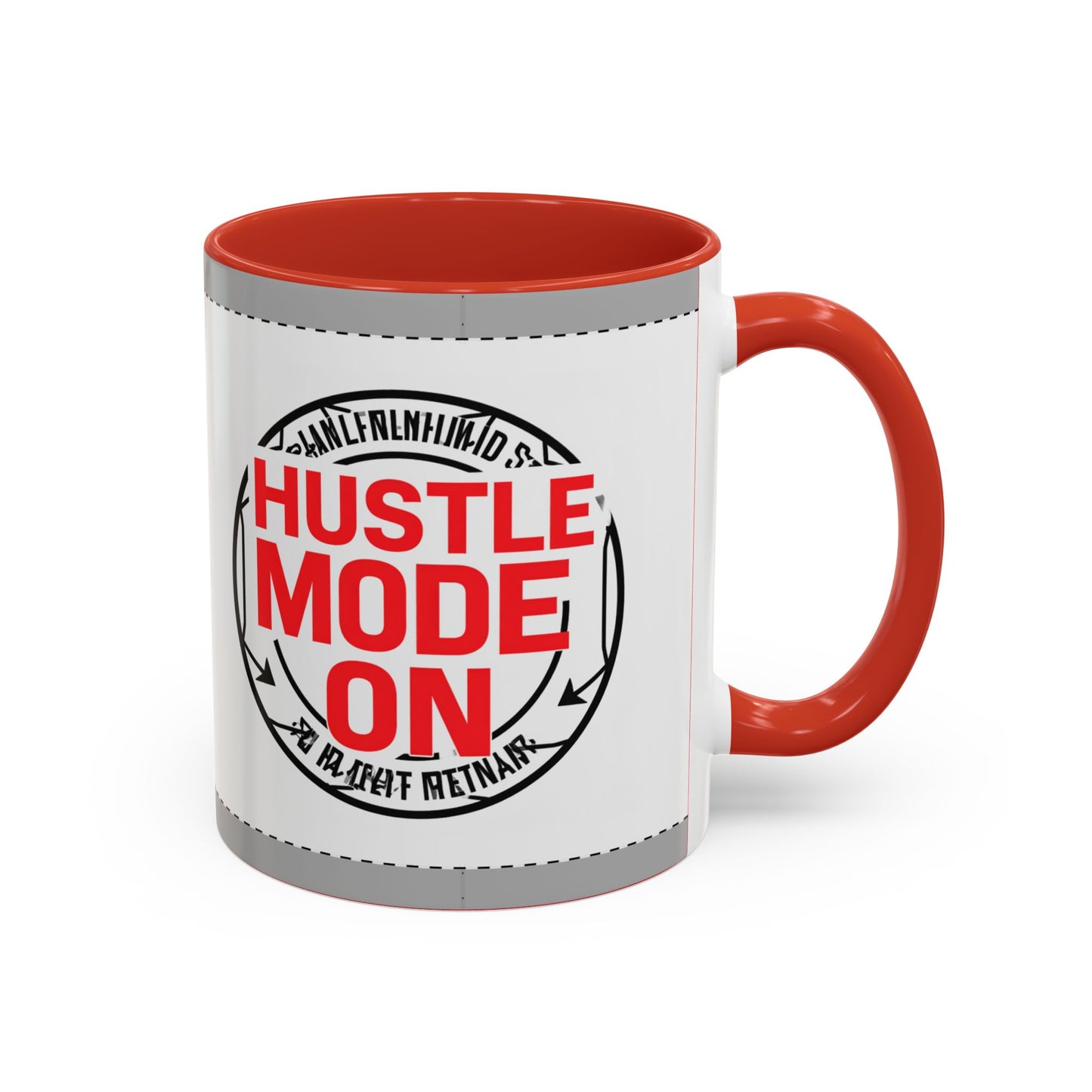 Hustle Mode On Coffee Mug — Motivational Accent Mug for Entrepreneurs (11/15oz)