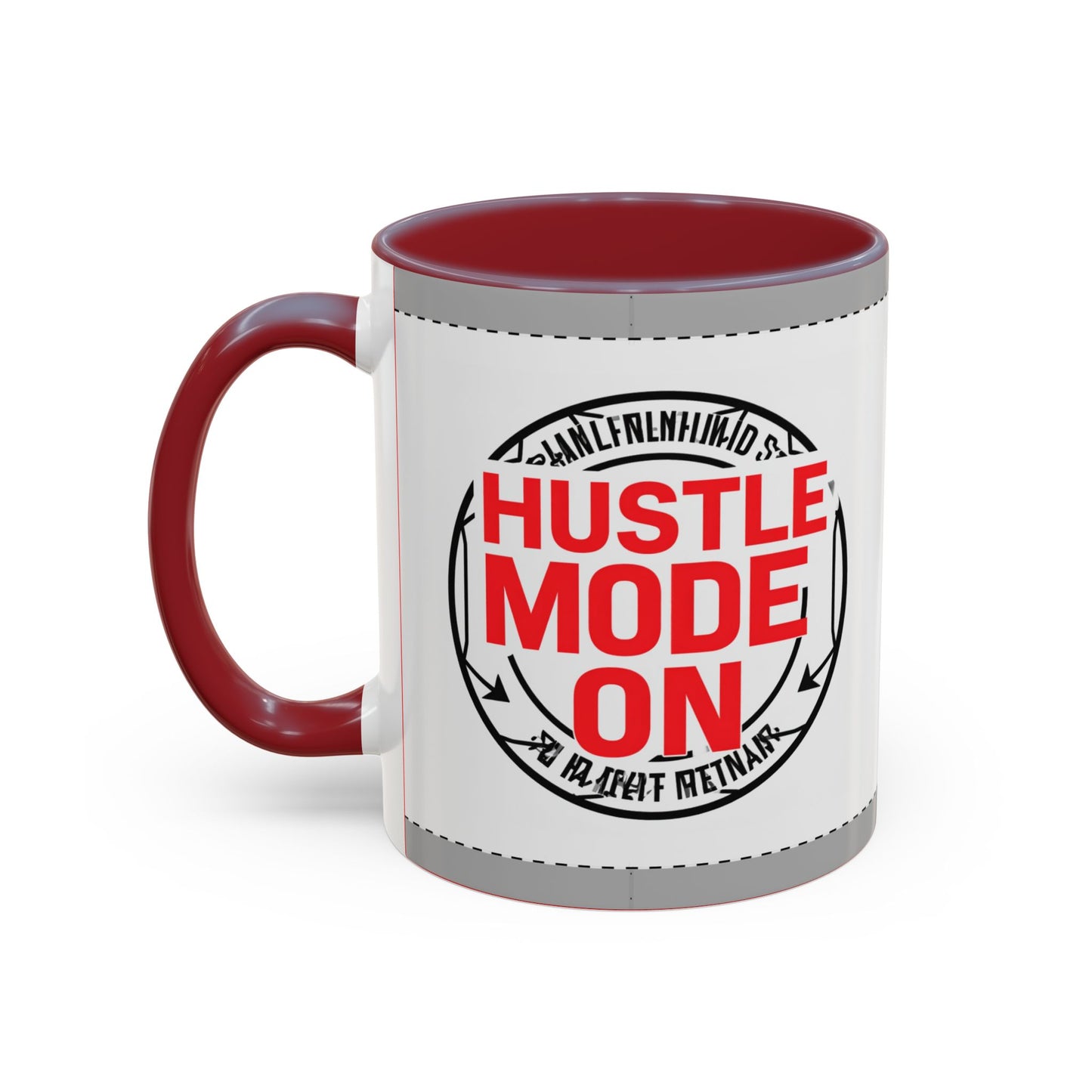 Hustle Mode On Coffee Mug — Motivational Accent Mug for Entrepreneurs (11/15oz)