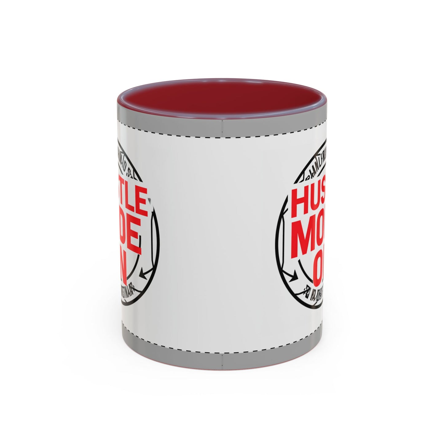 Hustle Mode On Coffee Mug — Motivational Accent Mug for Entrepreneurs (11/15oz)
