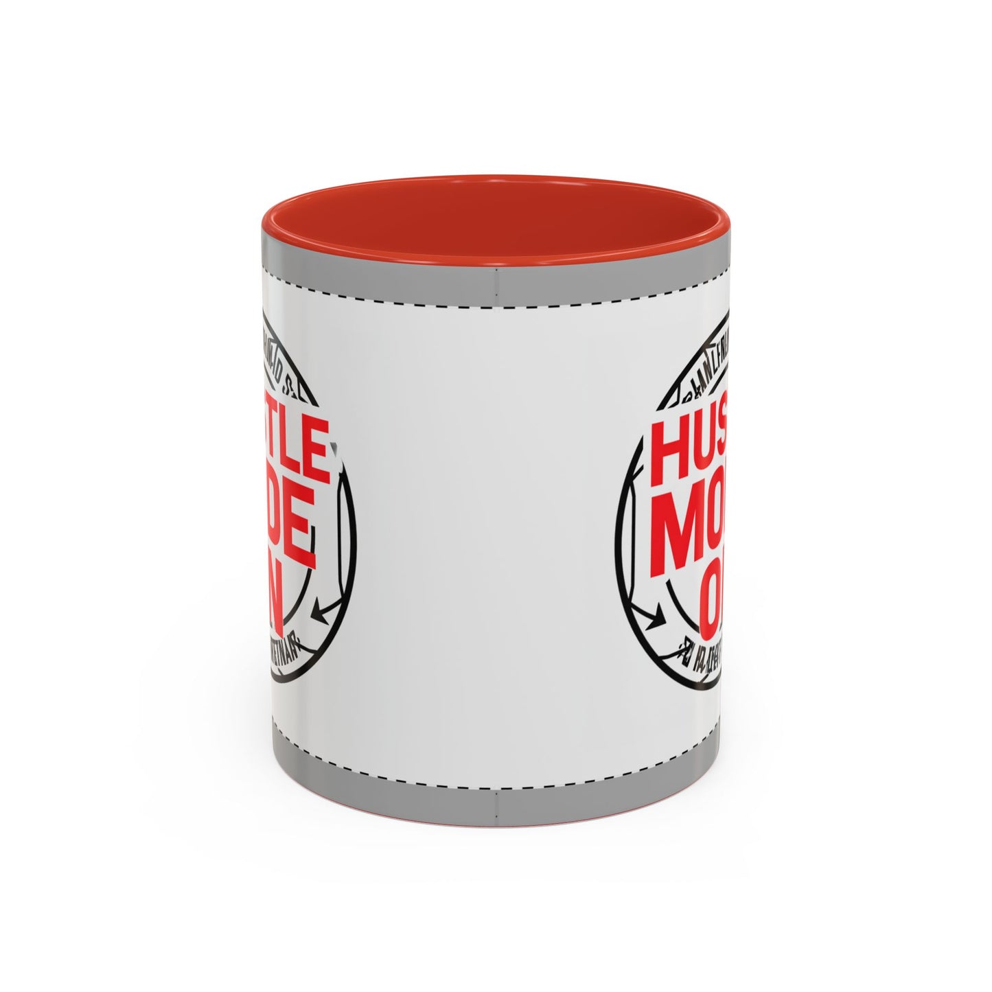 Hustle Mode On Coffee Mug — Motivational Accent Mug for Entrepreneurs (11/15oz)